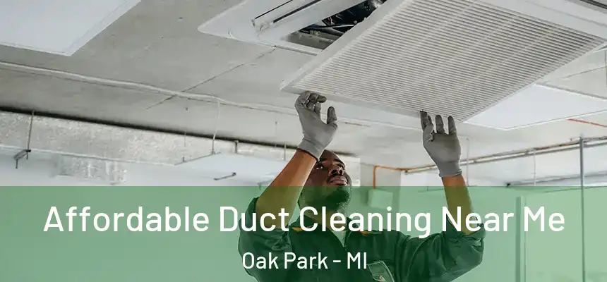 Affordable Duct Cleaning Near Me Oak Park - MI