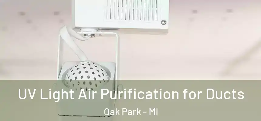  UV Light Air Purification for Ducts Oak Park - MI